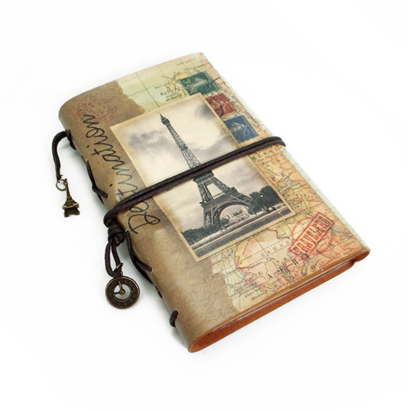 Retro loose-leaf A6 notepad