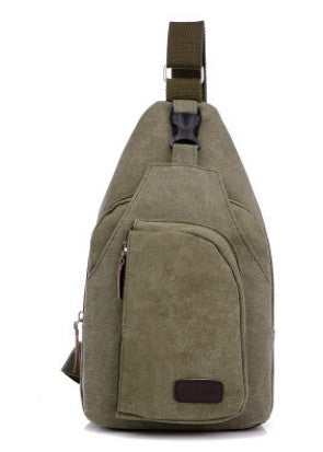 Men&#39;s chest, foreign trade, New Sports Leisure Canvas slanting bag, Korean version, single shoulder bag, men&#39;s backpack, men&#39;s bag.