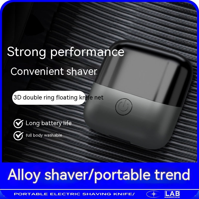 Mini Shaver Double-headed Portable USB Charging Waterproof Men&#39;s Household