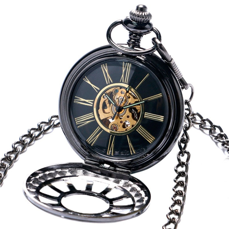 Roman Lite Automatic Pocket Watch