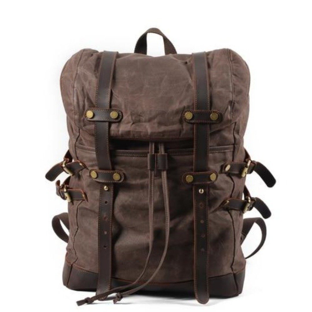 Canvas Men&#39;s Bag Leisure Backpack Men&#39;s Waterproof Outdoor Travel Bag
