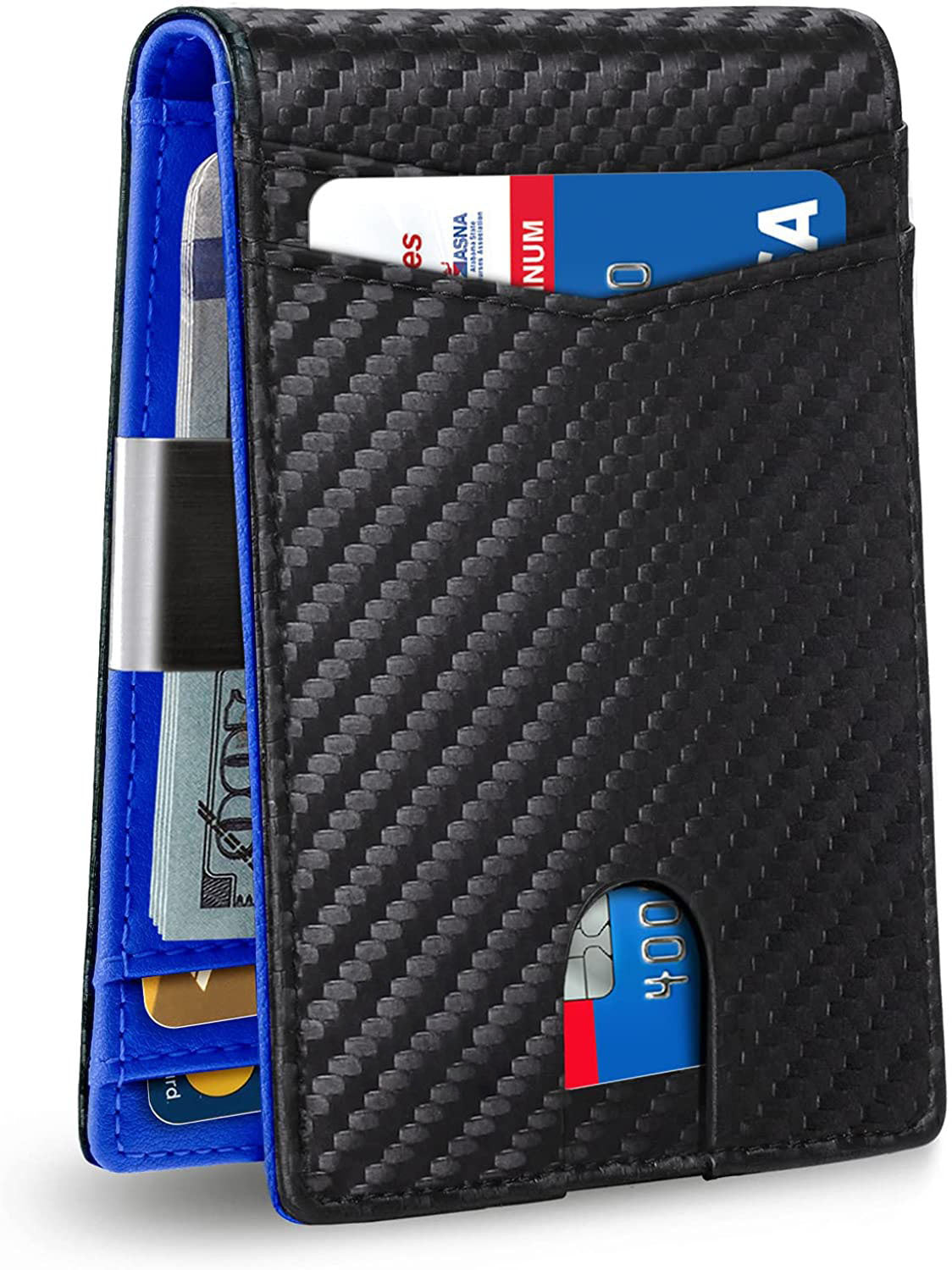 Men&#39;s Leather Card Holder Rfid Anti-Theft Brush