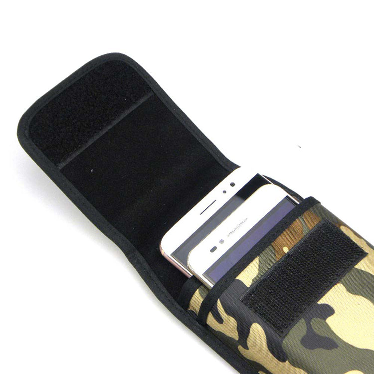 Double nylon cell phone belt bag