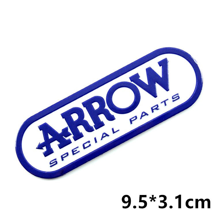 Motorcycle exhaust pipe high temperature sticker