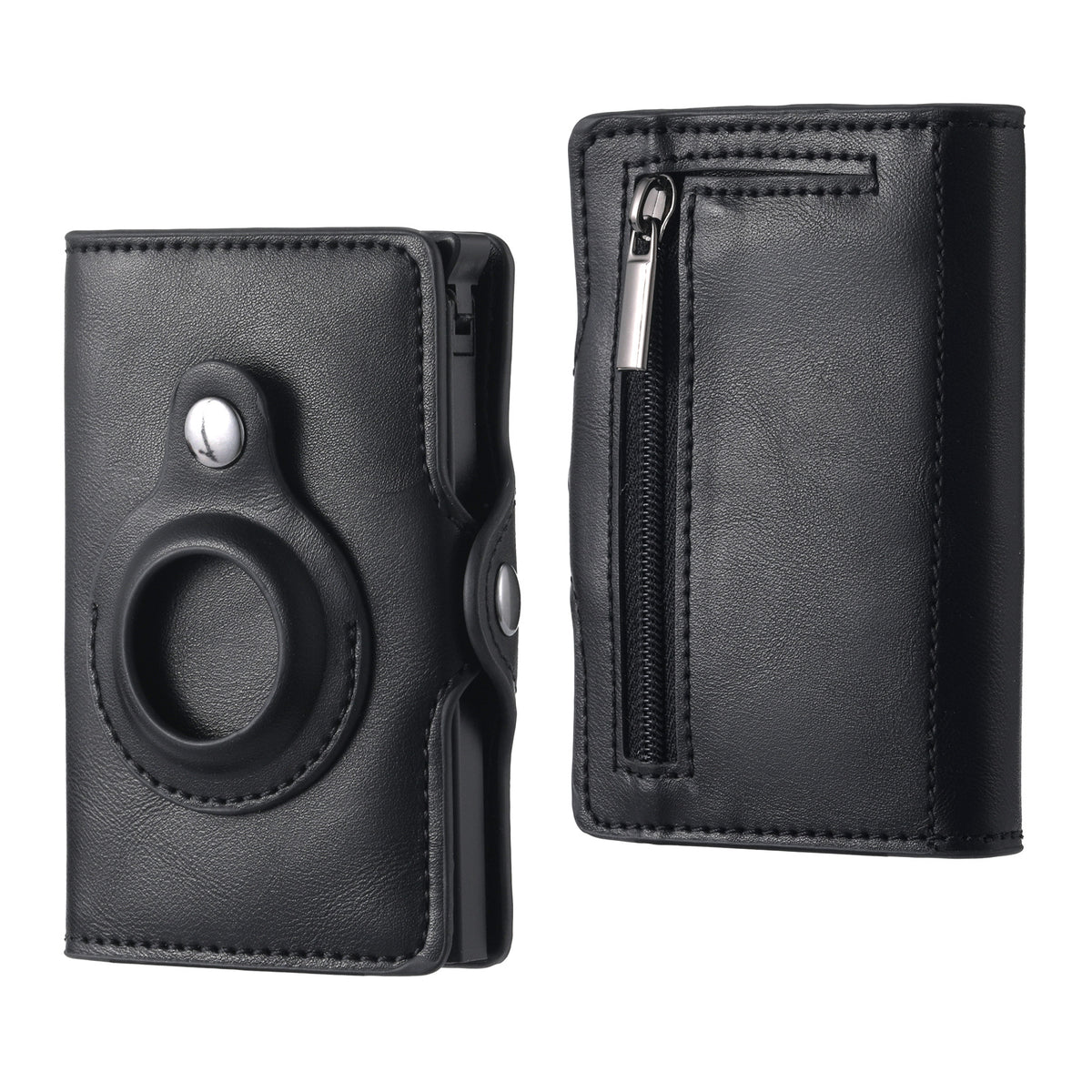 Men&#39;s Wallet Tracker Card Clamp Metal Card Holder