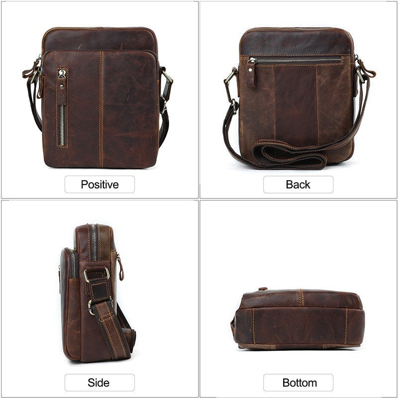 Retro shoulder messenger bag casual men&#39;s bag