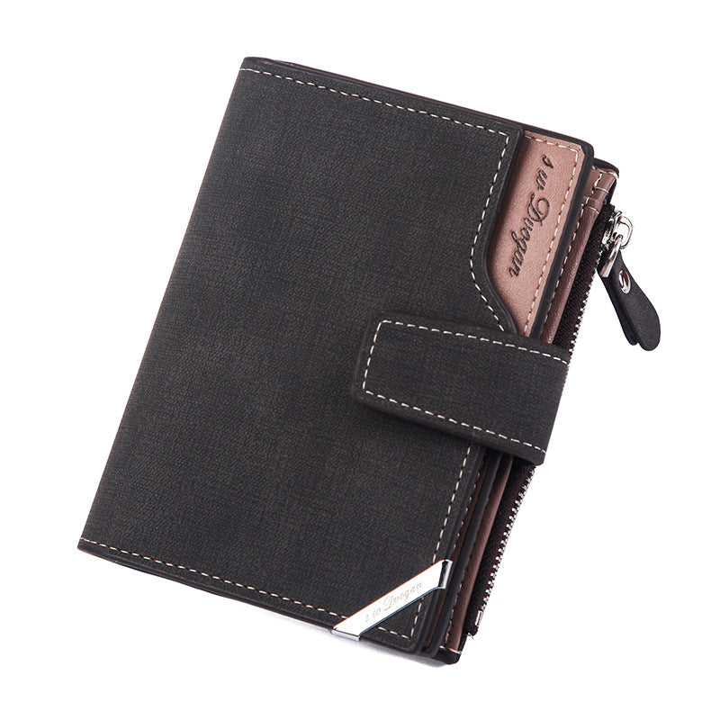 Korean Style Men&#39;s Multifunctional Wallet Short Wallet