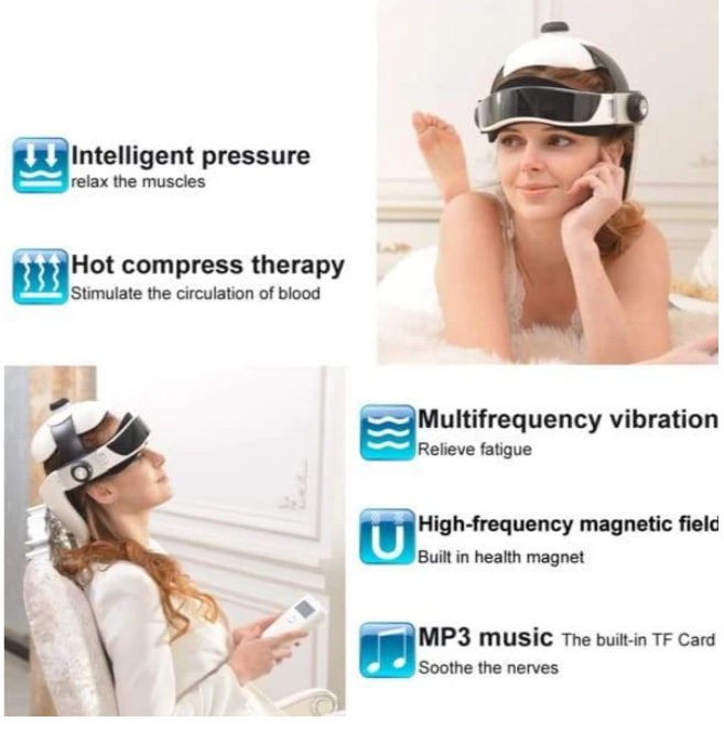 4 in 1 Neck &amp; Head Massage Helmet