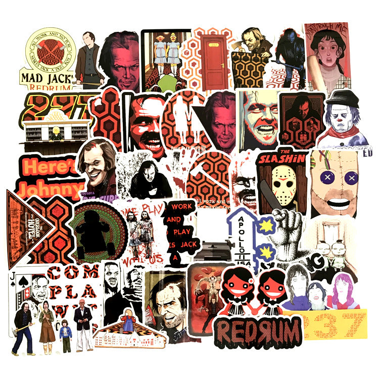 Flash luggage computer sticker