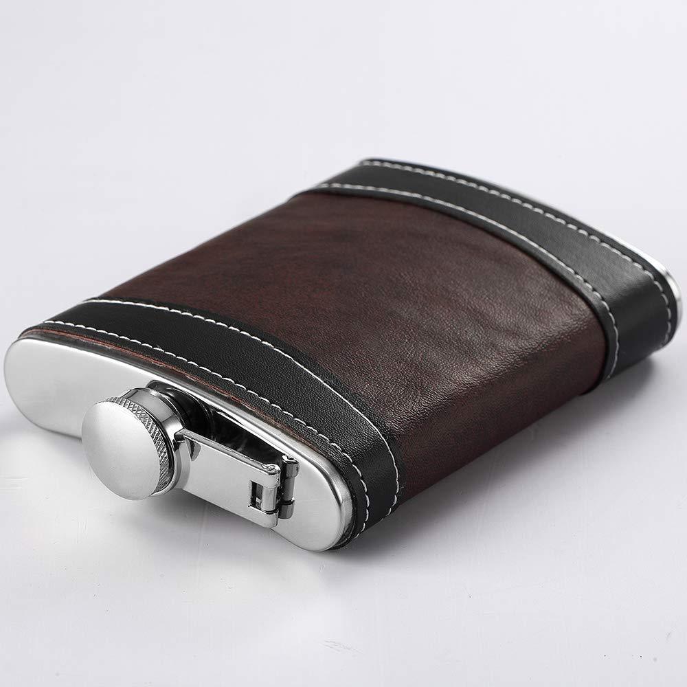 Stainless steel hip flask high-end carry wine bottle