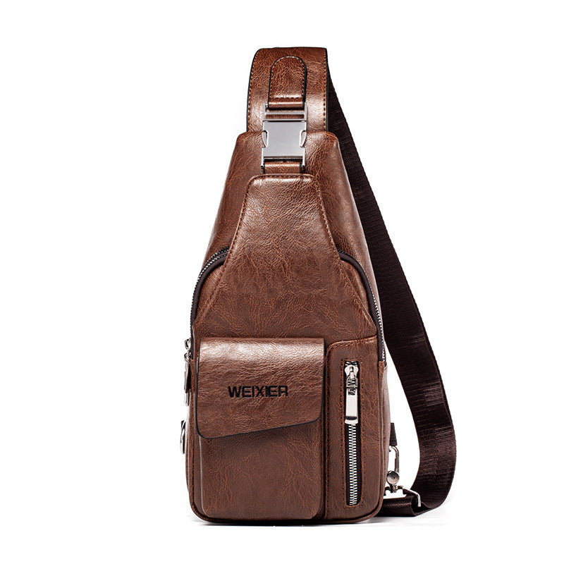 Men&#39;s chest bag outdoor casual men&#39;s messenger bag