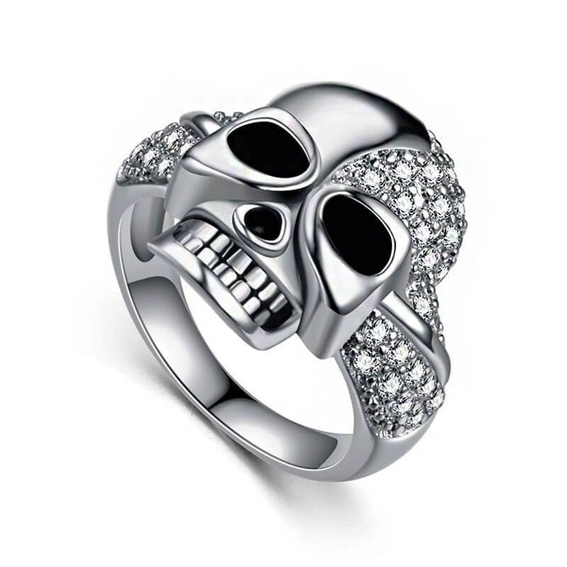 Skull ghost head ring