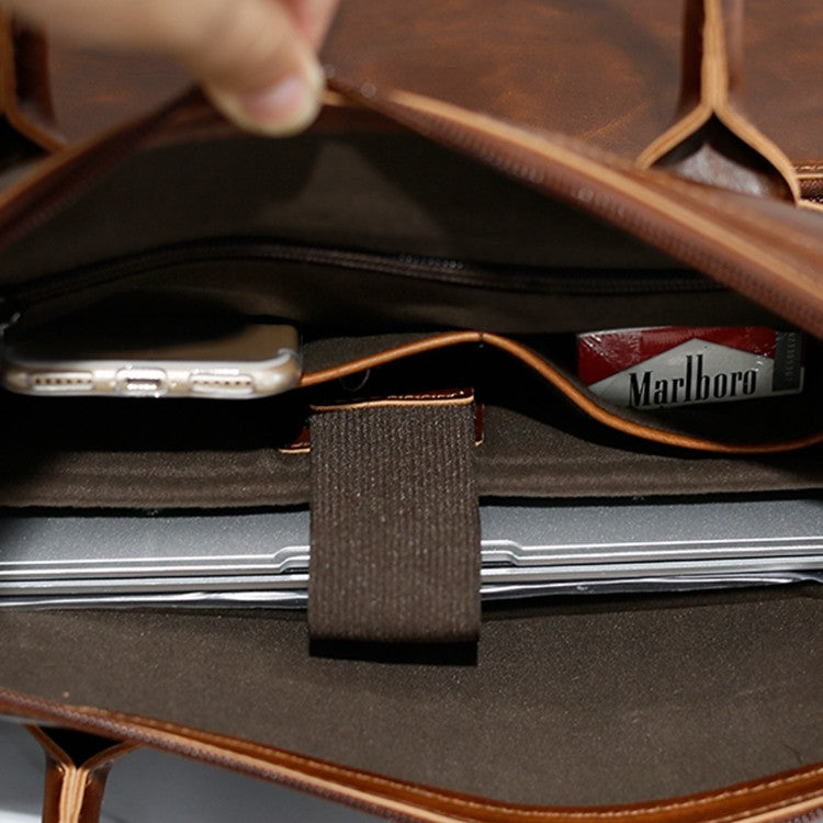 Genuine Leather New Men&#39;s Handbag