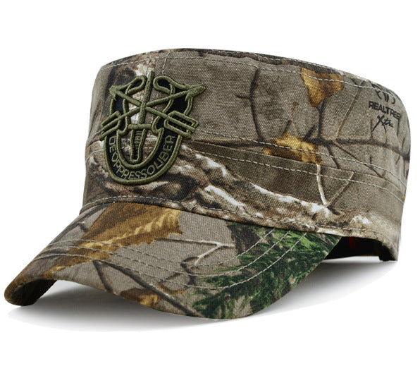 Camouflage military cap flat hat