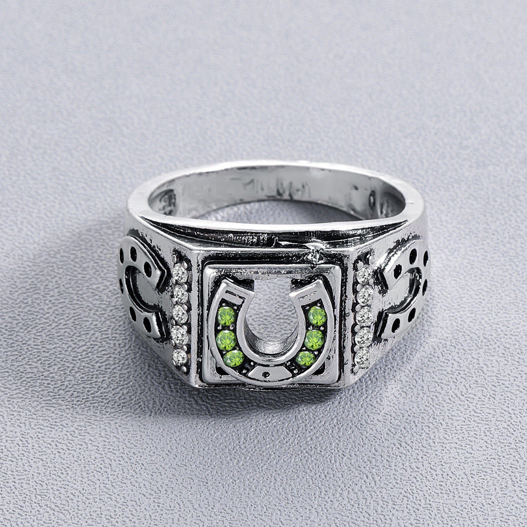 Nordic mythology Viking vintage Odin logo ring