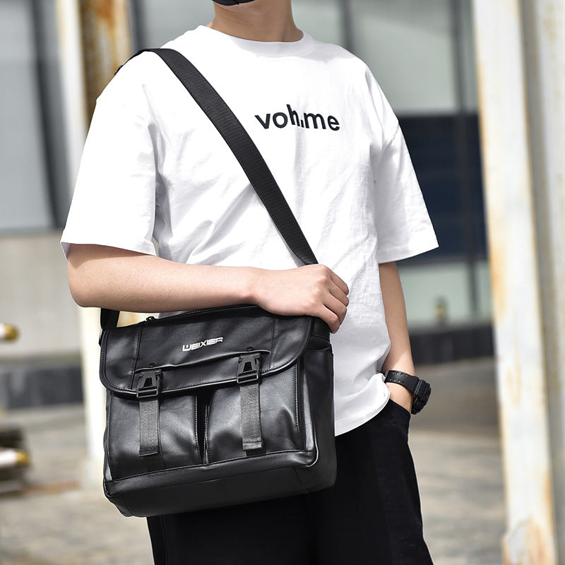 Men&#39;s Shouder Bags Fashion Casual Large Capacity Wear-resistant Overalls Functional Messenger Bag