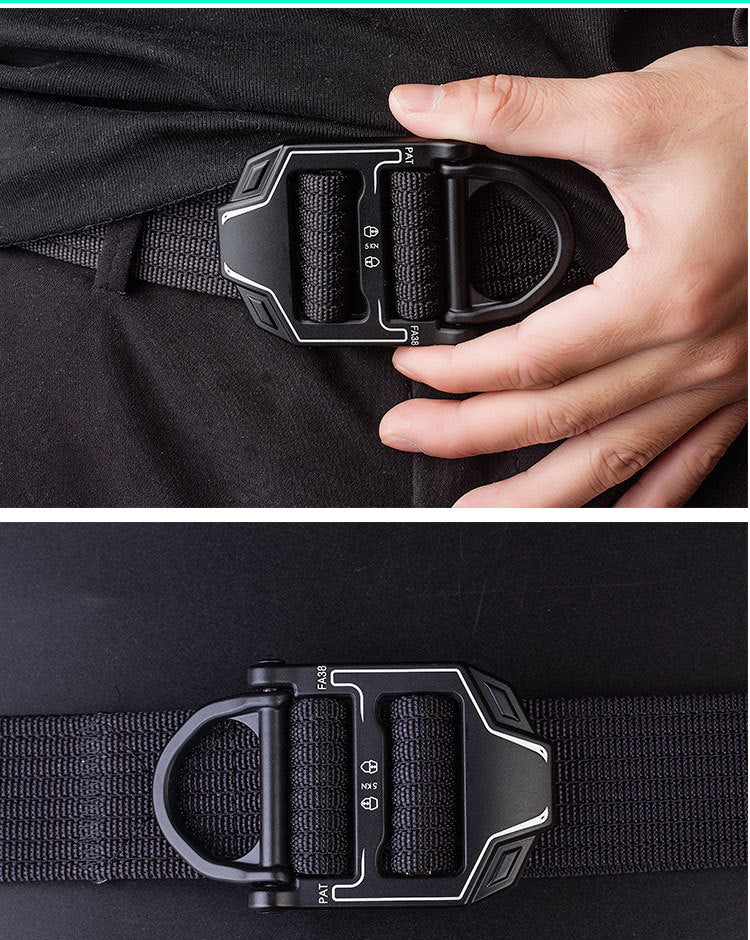 New Military Fan Outdoor Tactics Belt Men&#39;s Multi-functional Waist Seal Training Nylon Canvas Special Forces Belt