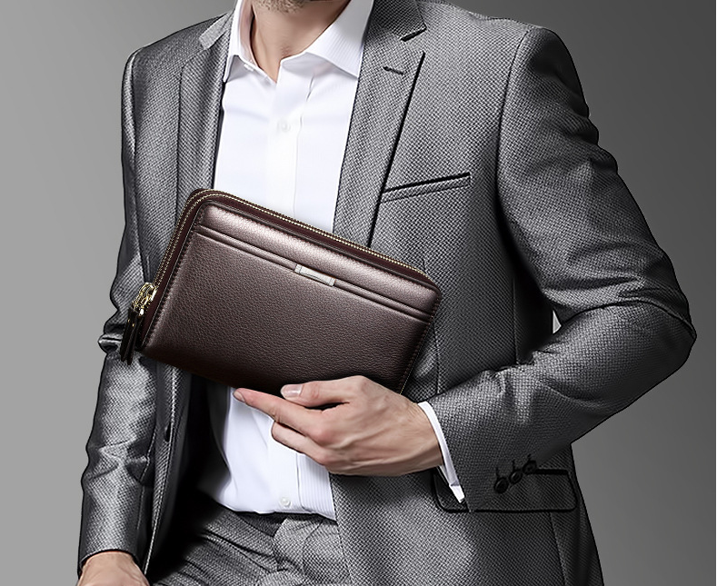 Multi-card men&#39;s clutch bag