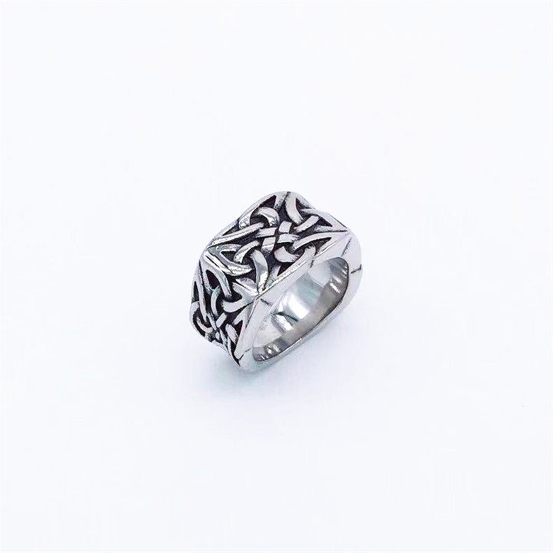 Nordic Viking Retro Personality Punk Men&#39;s  Ring