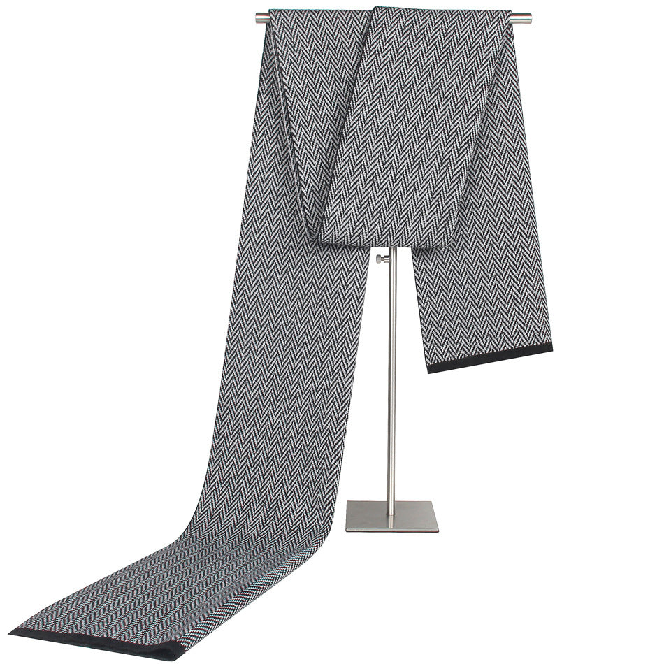 Men&#39;s scarf young unisex herringbone scarf