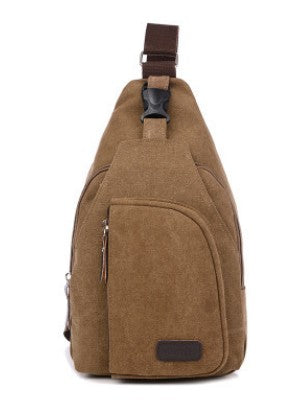 Men&#39;s chest, foreign trade, New Sports Leisure Canvas slanting bag, Korean version, single shoulder bag, men&#39;s backpack, men&#39;s bag.