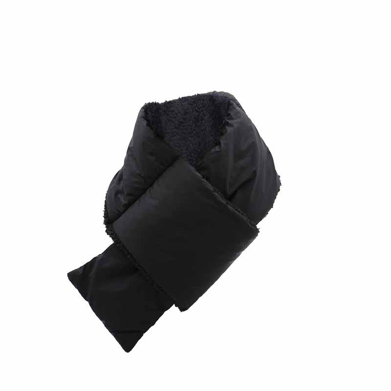 Plus Velvet Solid Color Warm And Windproof Down Scarf