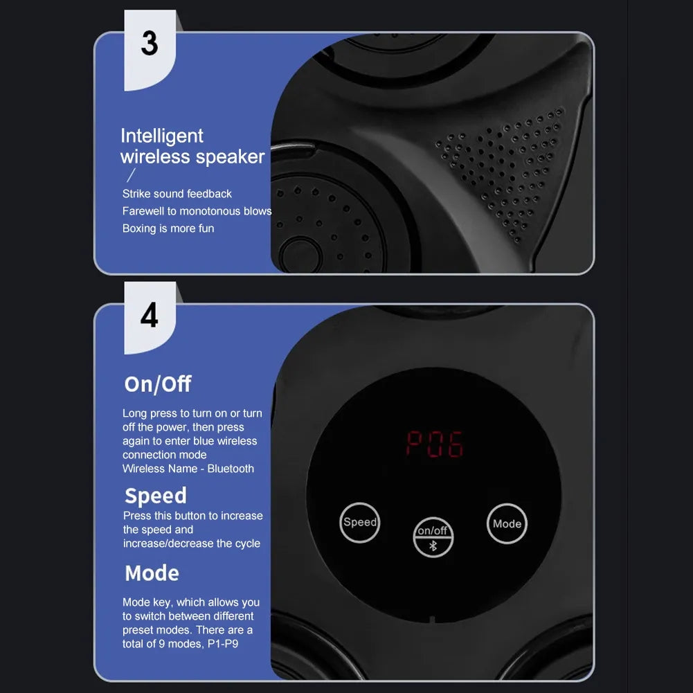 Home Children&#39;s Smart Music Boxing Machine Sports Fitness Equipment