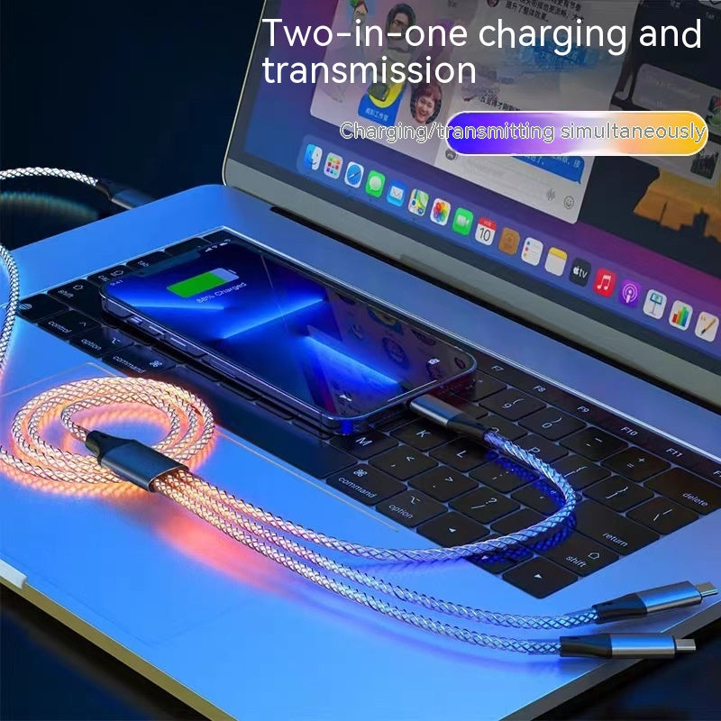 6A Colorful Illuminating Data Cable