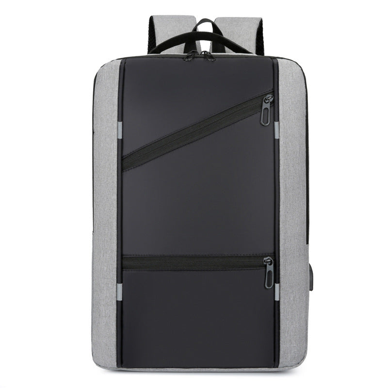 New Computer Bag Men&#39;s Business Simple Multi-functional Backpack Usb Charging