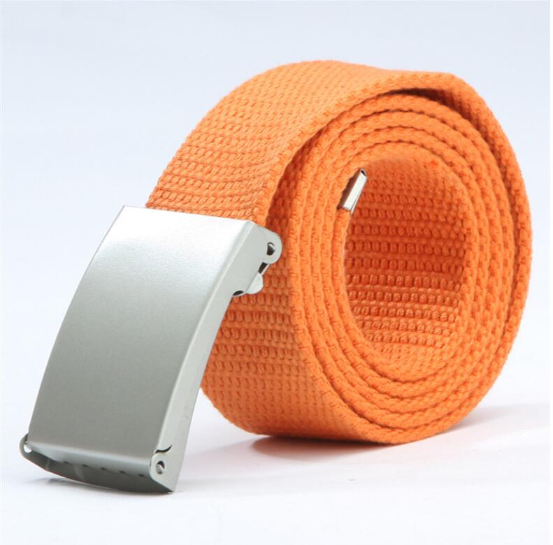 Candy color fashion new unisex pants with canvas belt men&#39;s belt