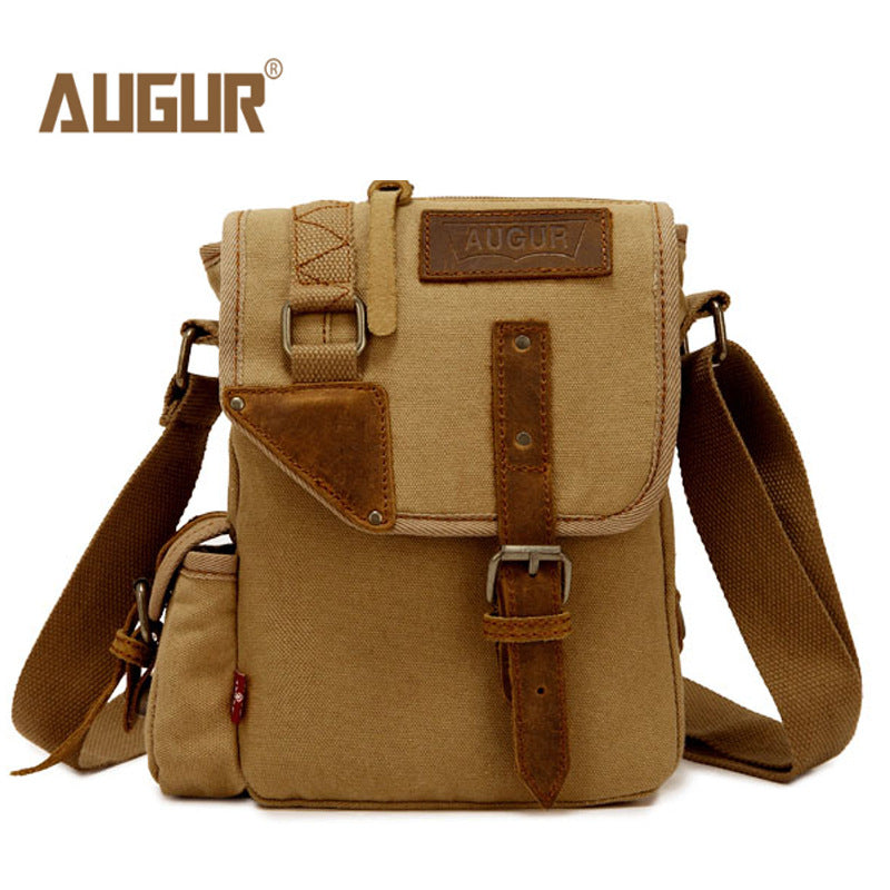 new canvas bag, leisure men&#39;s bag, men&#39;s shoulder bag, Korean bag leisure business package 601