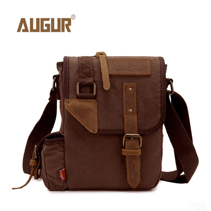 new canvas bag, leisure men&#39;s bag, men&#39;s shoulder bag, Korean bag leisure business package 601