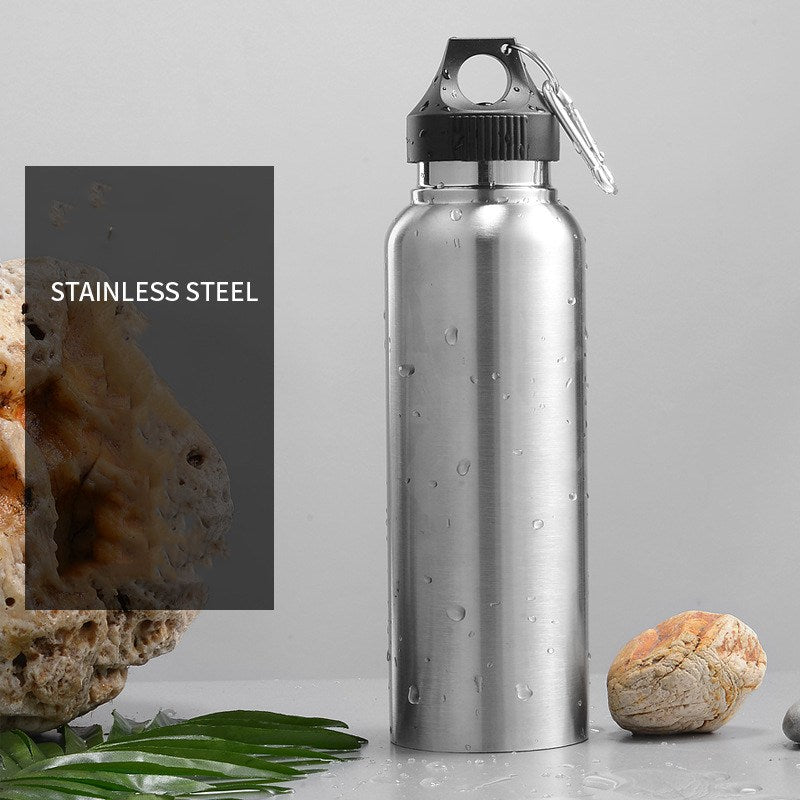 Double vacuum stainless steel vacuum flask