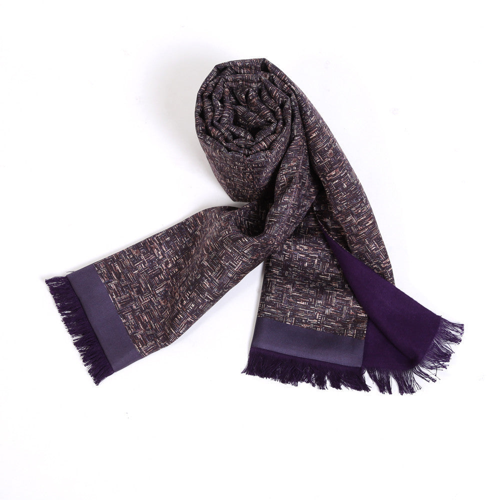 Double men&#39;s scarf