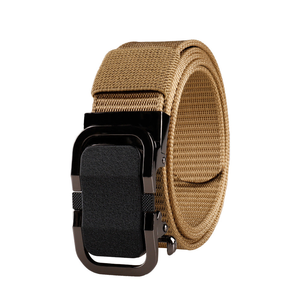 Men&#39;s Automatic Buckle Nylon Belt Outdoor Leisure