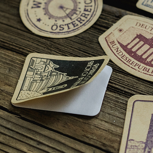 Creative hand-shaped decorative sticker