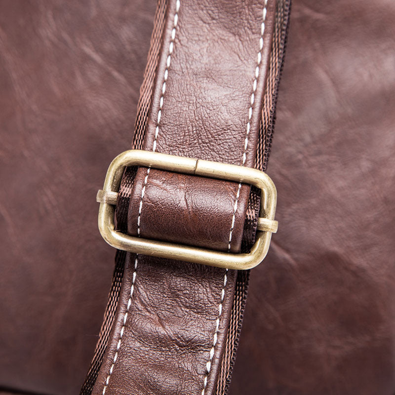 Compatible with Apple, Korean men&#39;s casual fashion bag retro metrosexual man chest pack single shoulder bag iPad bag factory store