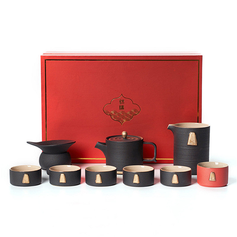 Japanese stoneware Kung Fu tea set