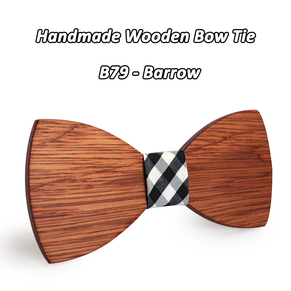 Wooden tie knot