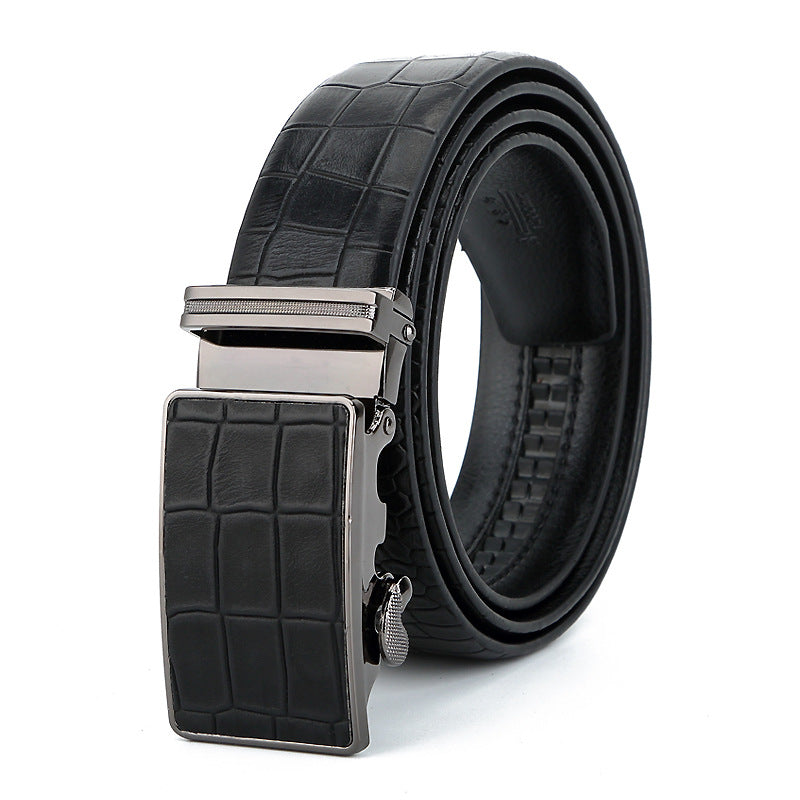 Men&#39;s Belt Korean Style Automatic Buckle