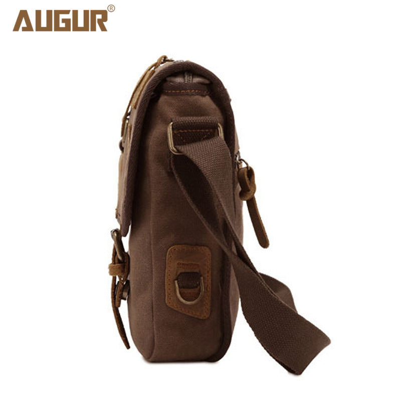 new canvas bag, leisure men&#39;s bag, men&#39;s shoulder bag, Korean bag leisure business package 601