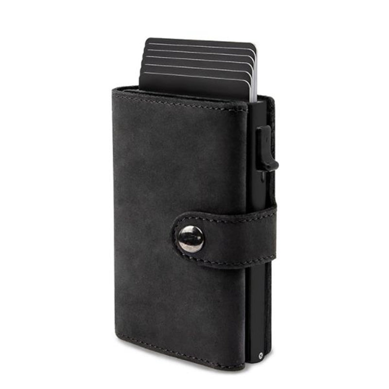 Automatic Bullet Card Aluminum Alloy Anti-magnetic Card Holder