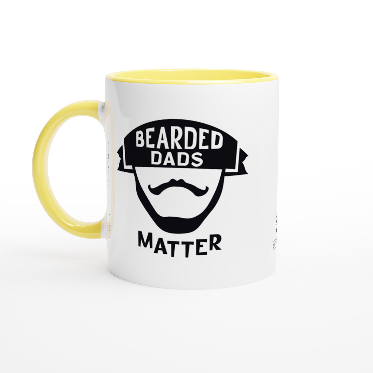 White 11oz Ceramic Mug with Color Inside