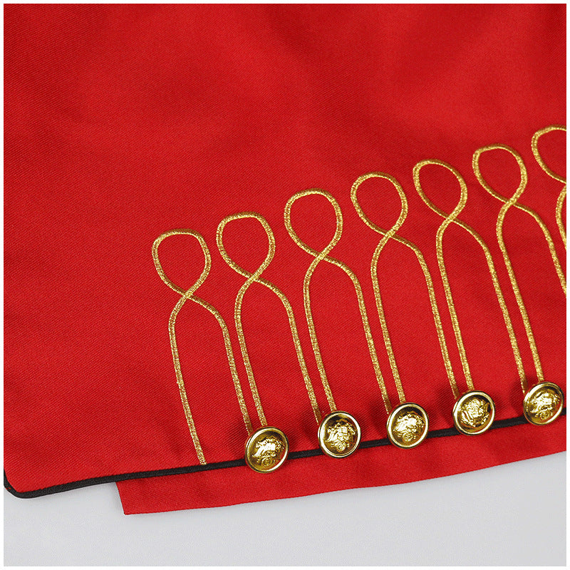 Medieval Men&#39;s Retro Gothic Steam Drummer Suit