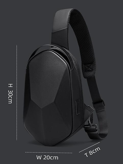 Men&#39;s Stereoscopic One Shoulder Casual Fashion Diagonal Straddle Chest Bag