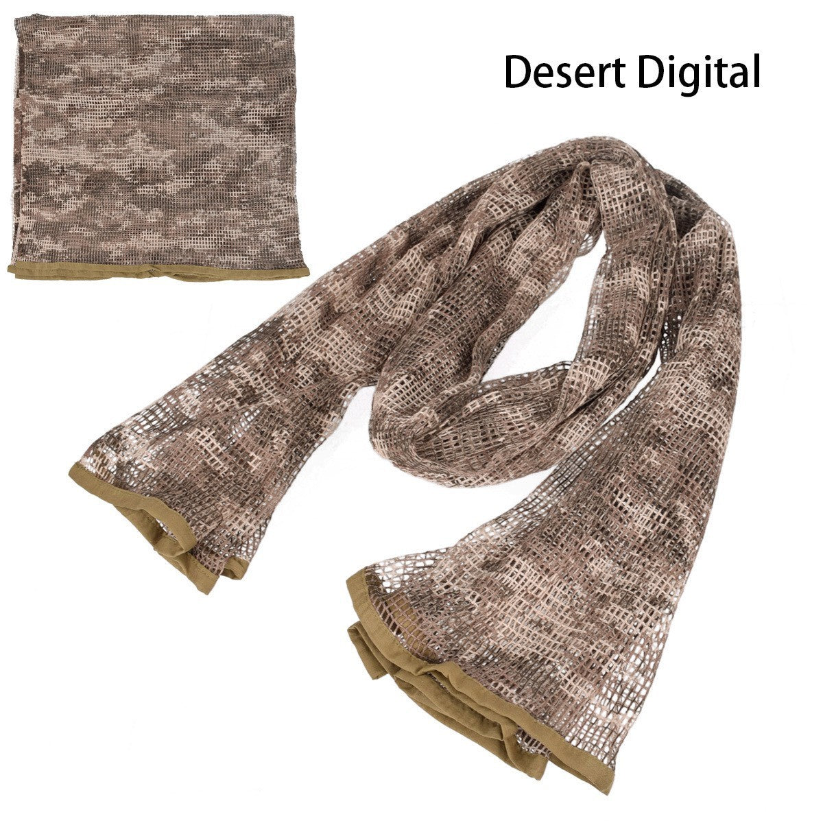 Breathable camouflage outdoor men&#39;s and women&#39;s scarves