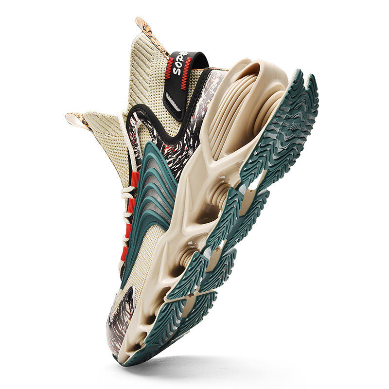 Flying Woven Large Size Mesh Men&#39;s Shoes