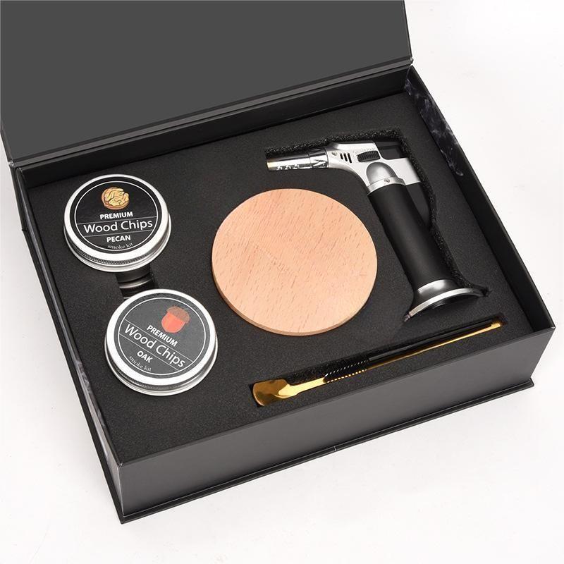 Cocktail Cooking Sawdust Smoker Wet Wine Kit