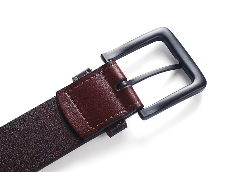 Men&#39;s Buckle Belt Simple Business Leisure