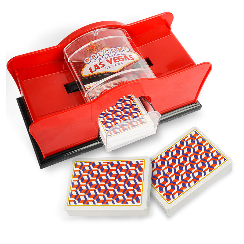 Hand-cranked Shuffling Machine Playing Cards Board Game